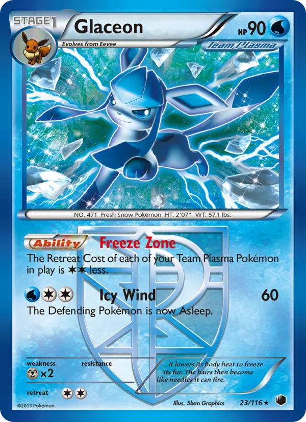 Glaceon (Plasma Freeze #23/116)