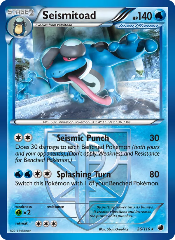 Seismitoad (Plasma Freeze #26/116)