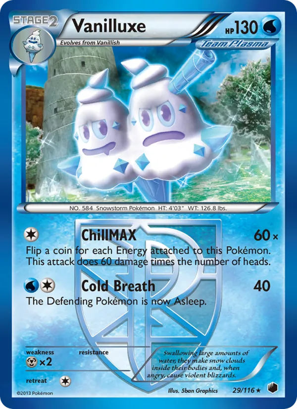 Vanilluxe (Plasma Freeze #29/116)