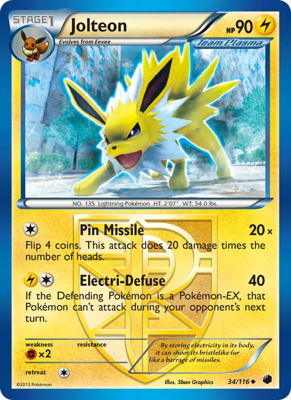 Jolteon (Plasma Freeze #34/116)