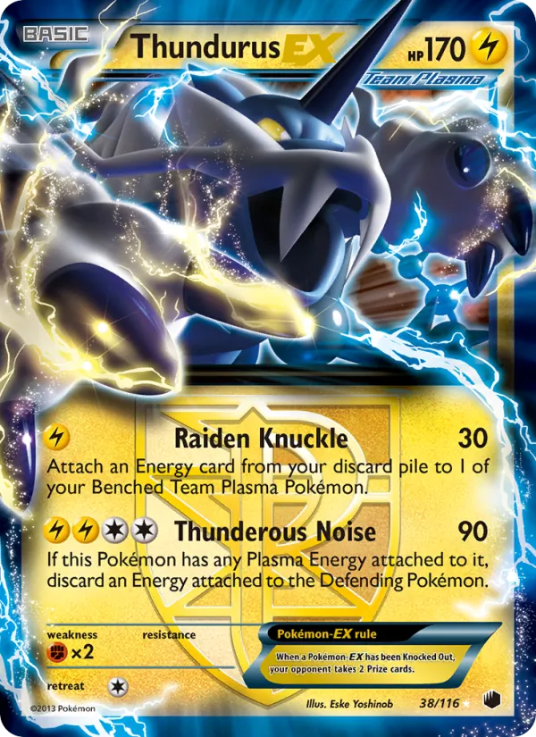Thundurus-EX (Plasma Freeze #38/116)