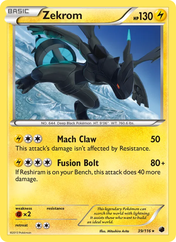 Zekrom (Plasma Freeze #39/116)