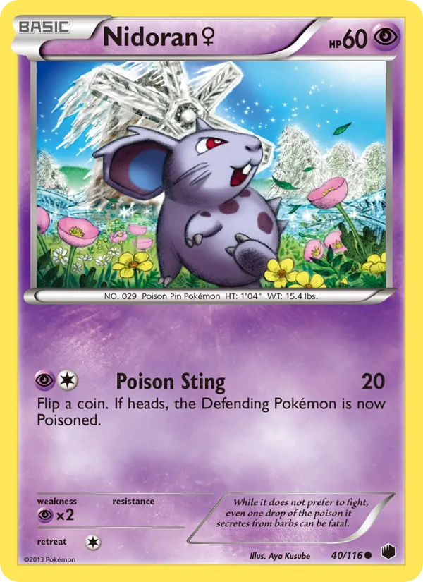 Nidoran♀ (Plasma Freeze #40/116)