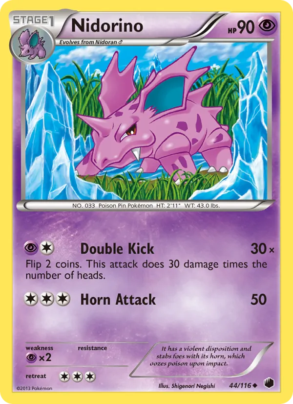 Nidorino (Plasma Freeze #44/116)