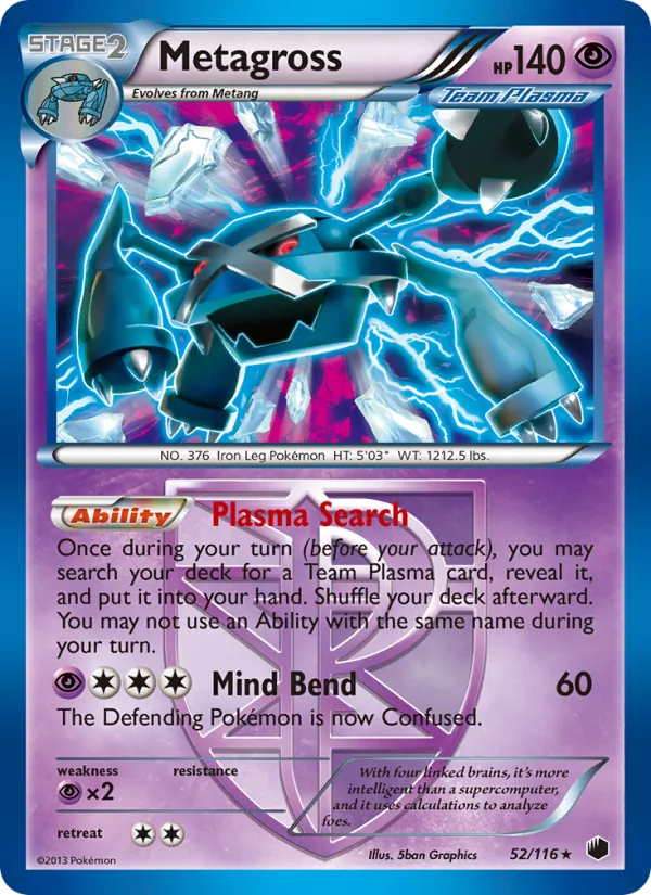 Metagross (Plasma Freeze #52/116)