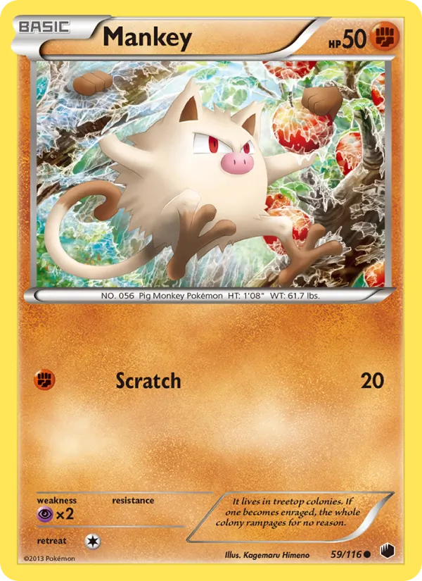 Mankey (Plasma Freeze #59/116)