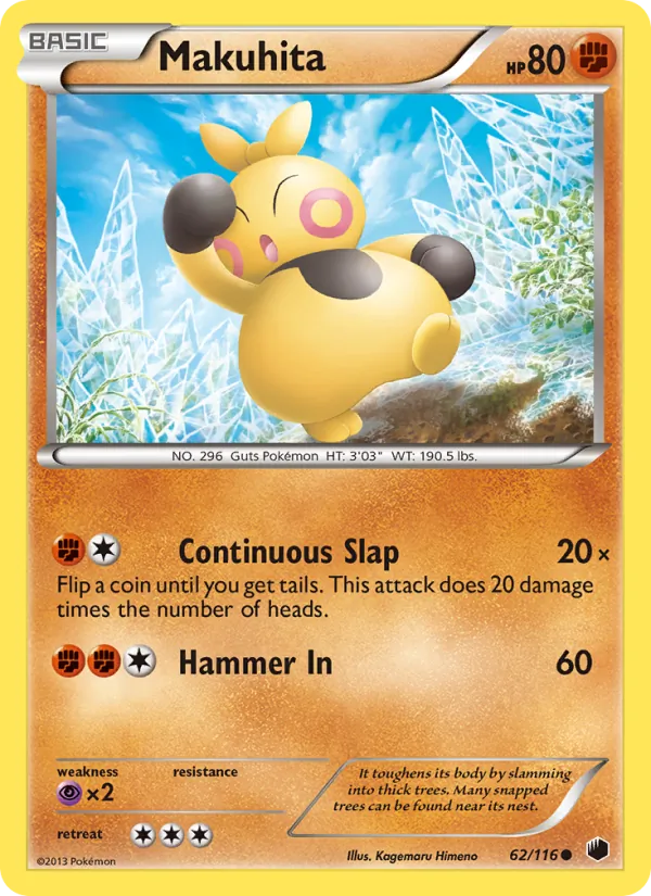 Makuhita (Plasma Freeze #62/116)
