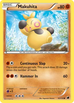 Makuhita (Plasma Freeze #62/116)