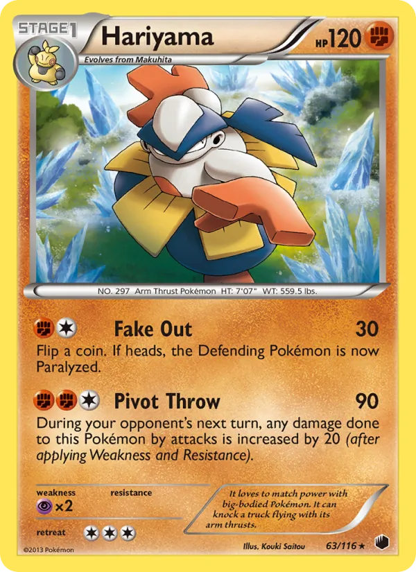 Hariyama (Plasma Freeze #63/116)