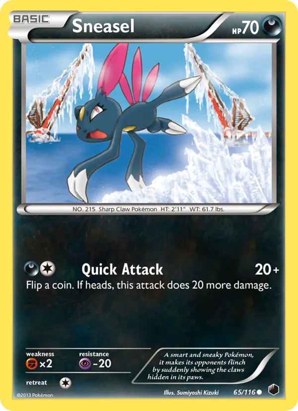 Sneasel (Plasma Freeze #65/116)
