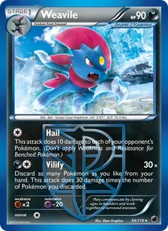 Weavile (Plasma Freeze #66/116)