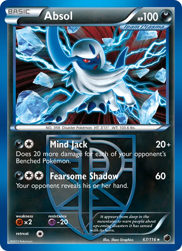 Absol (Plasma Freeze #67/116)