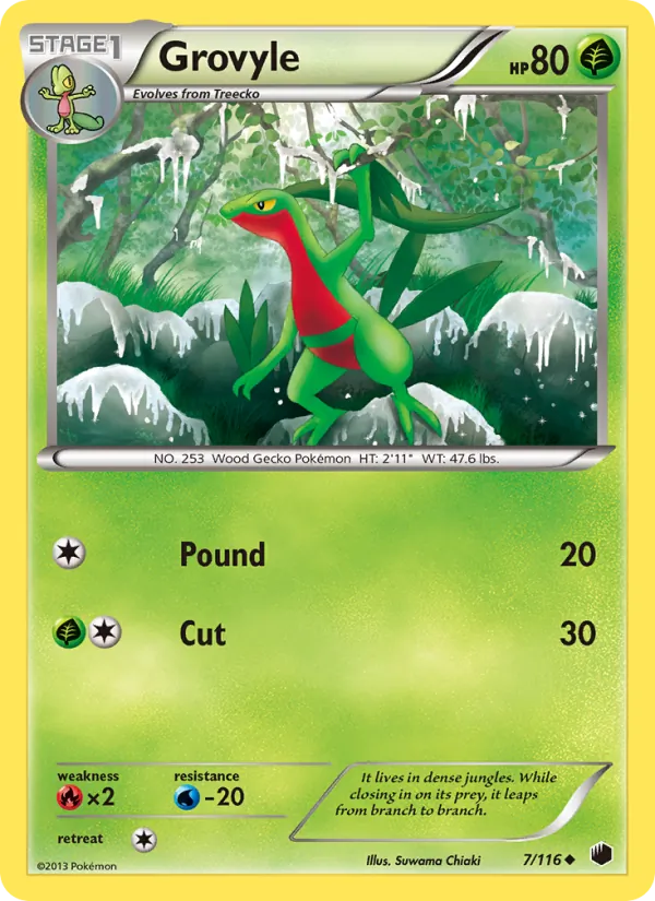 Grovyle (Plasma Freeze #7/116)