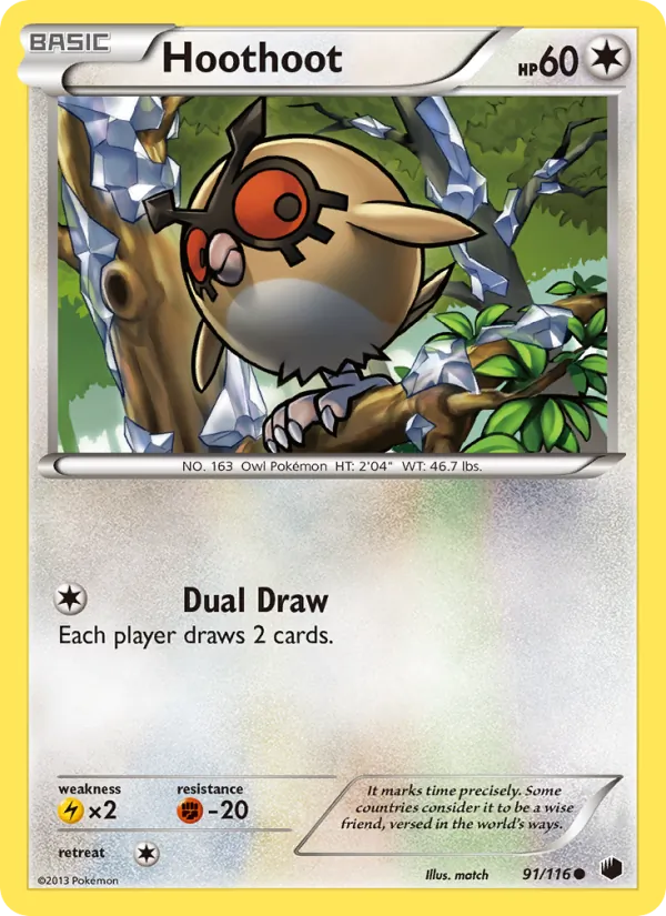 Hoothoot (Plasma Freeze #91/116)