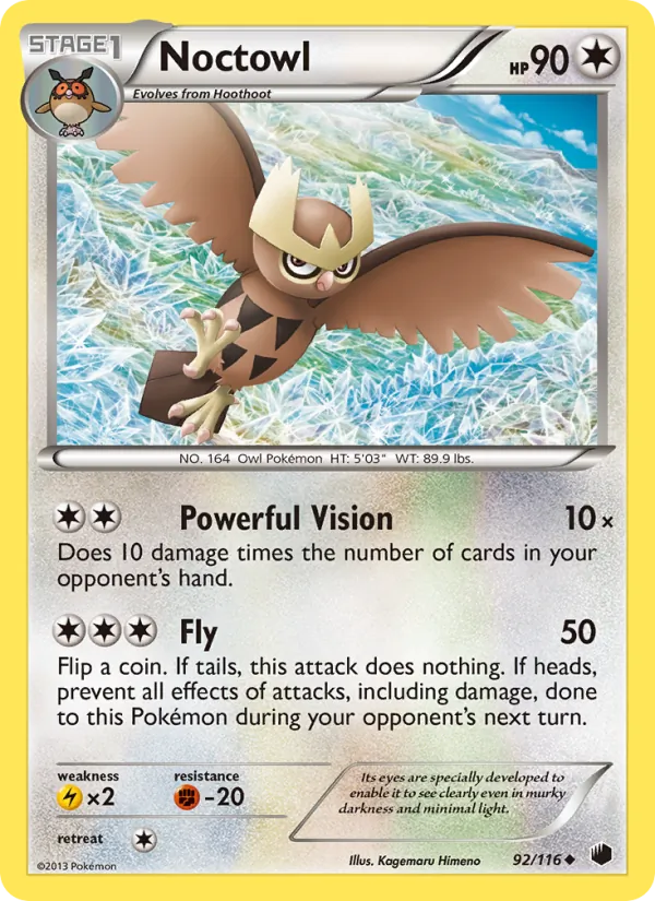 Noctowl (Plasma Freeze #92/116)