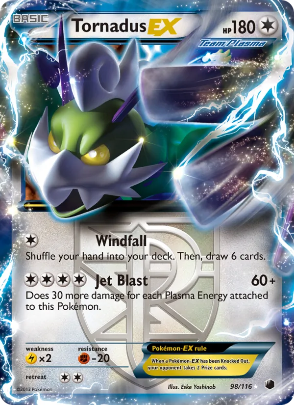 Tornadus-EX (Plasma Freeze #98/116)