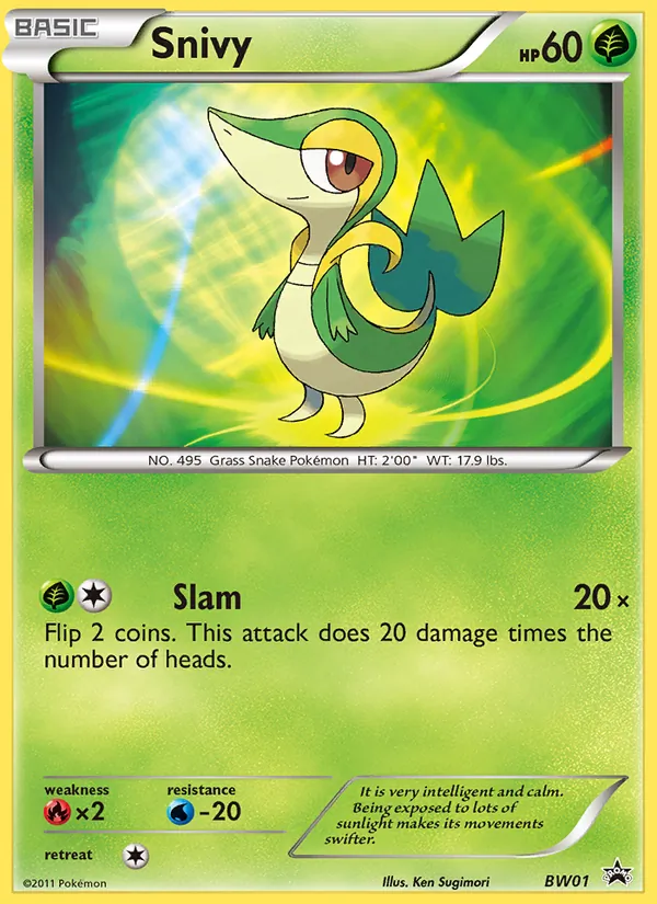 Snivy (BW Black Star Promos #BW01/101)