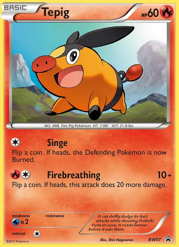 Tepig (BW Black Star Promos #BW07/101)