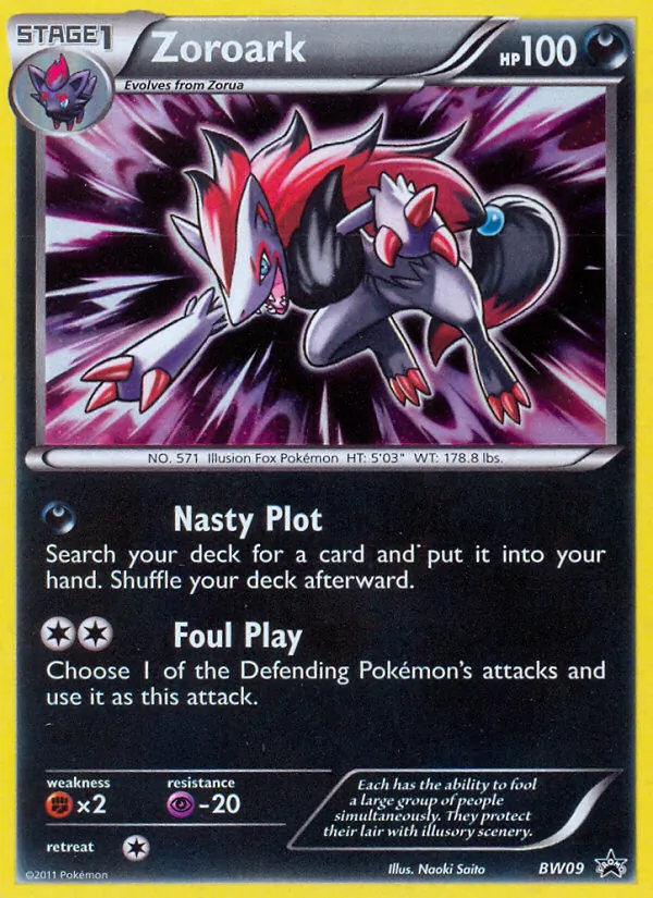 Zoroark (BW Black Star Promos #BW09/101)