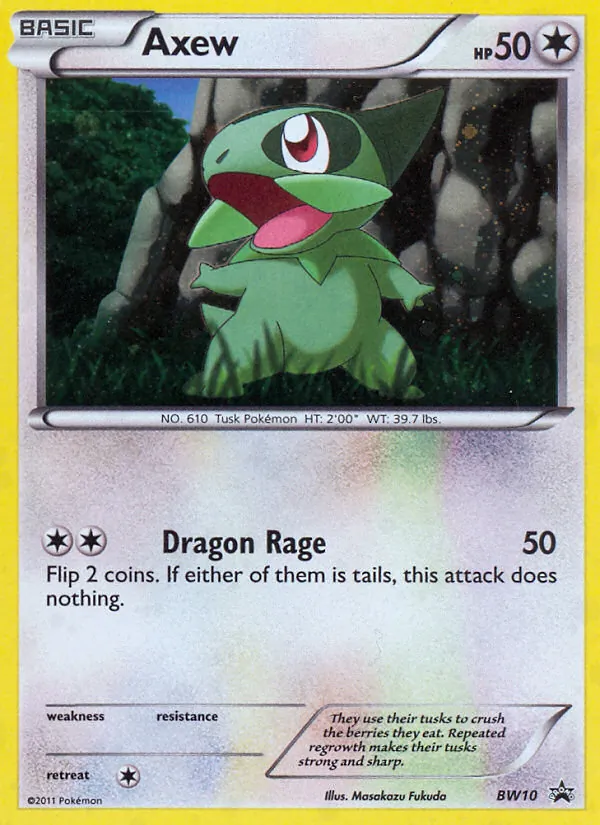 Axew (BW Black Star Promos #BW10/101)