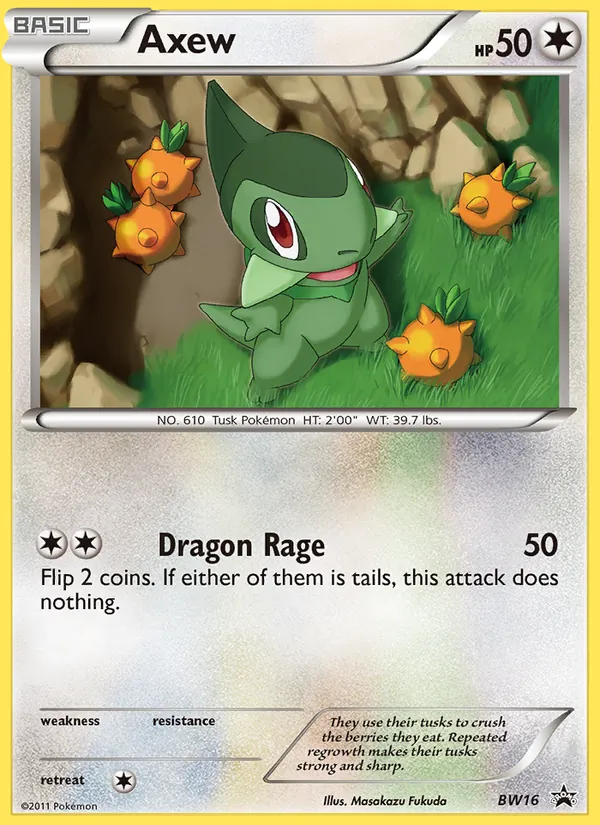 Axew (BW Black Star Promos #BW16/101)