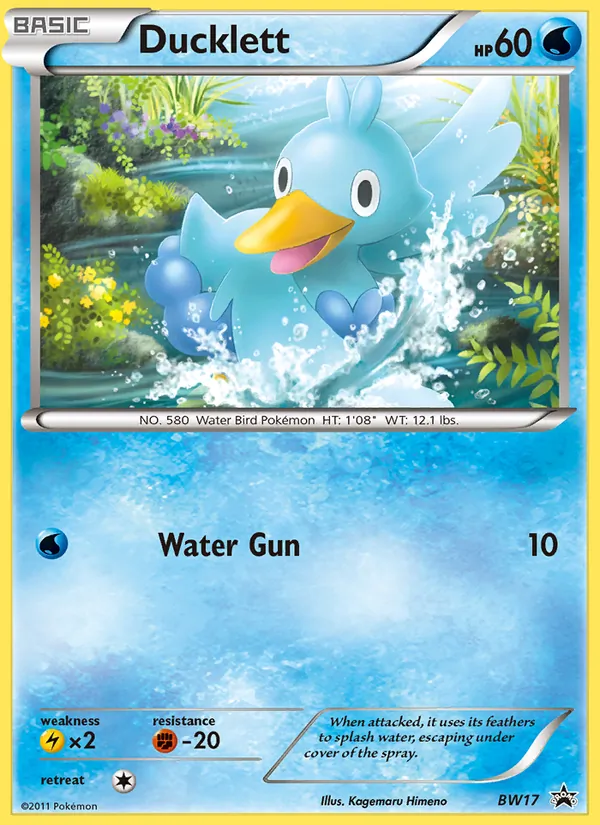 Ducklett (BW Black Star Promos #BW17/101)