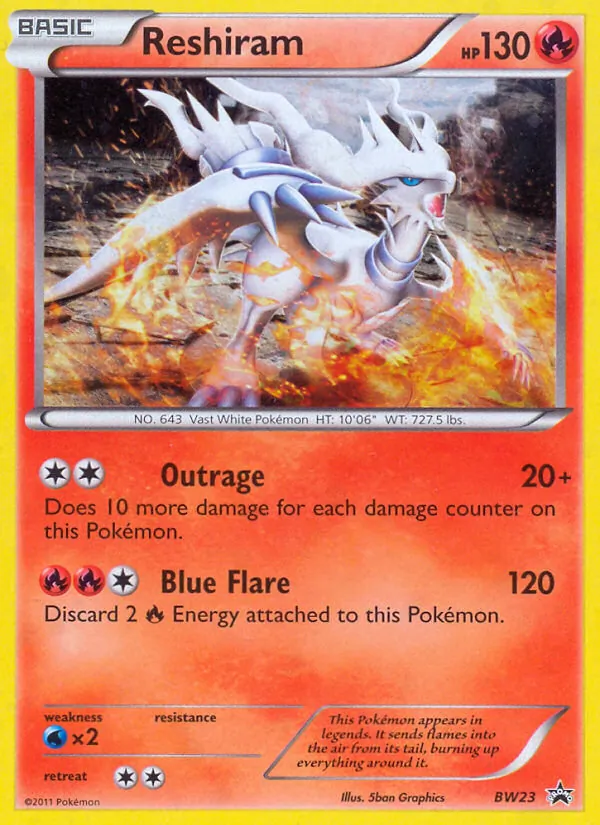 Reshiram (NB Promo #BW23/101)