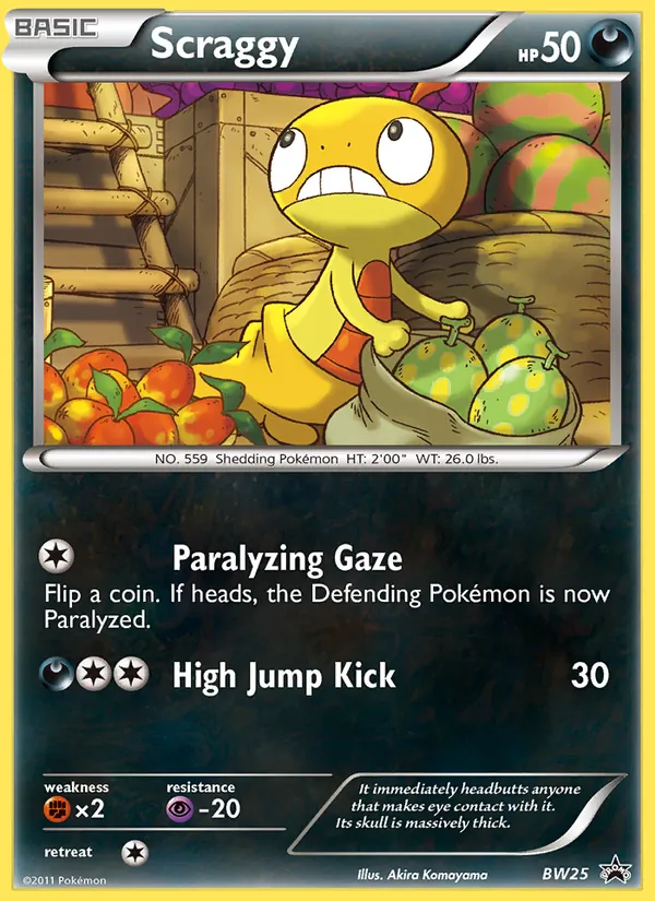 Scraggy (BW Black Star Promos #BW25/101)