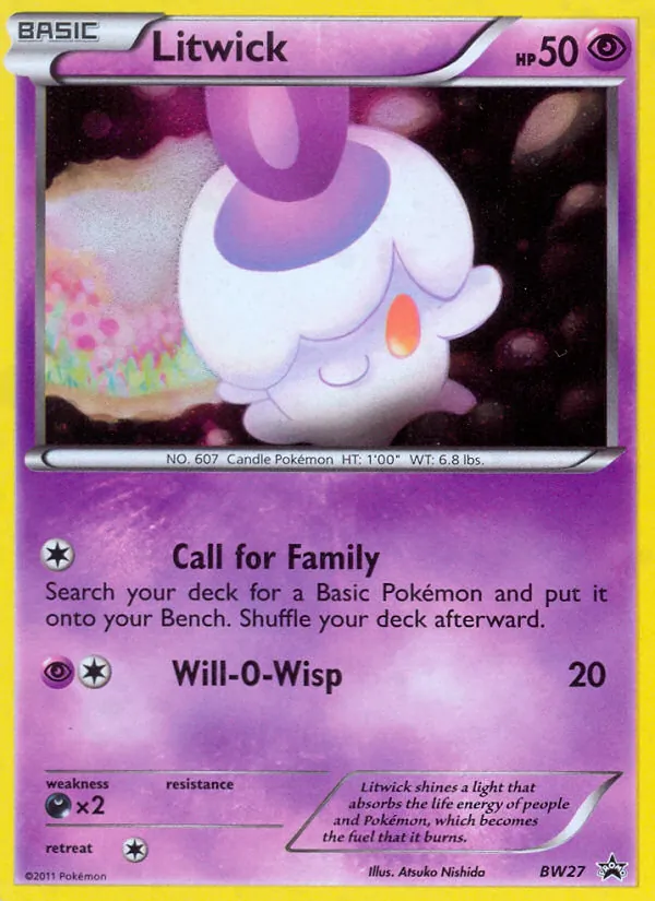 Litwick (BW Black Star Promos #BW27/101)
