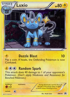 Luxio (BW Black Star Promos #BW34/101)