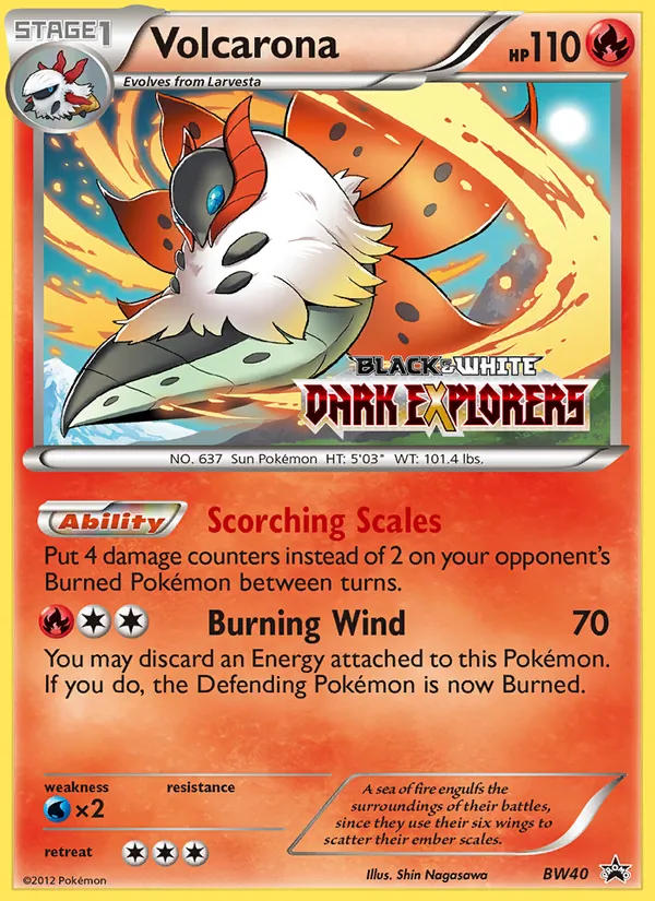 Volcarona (BW Black Star Promos #BW40/101)