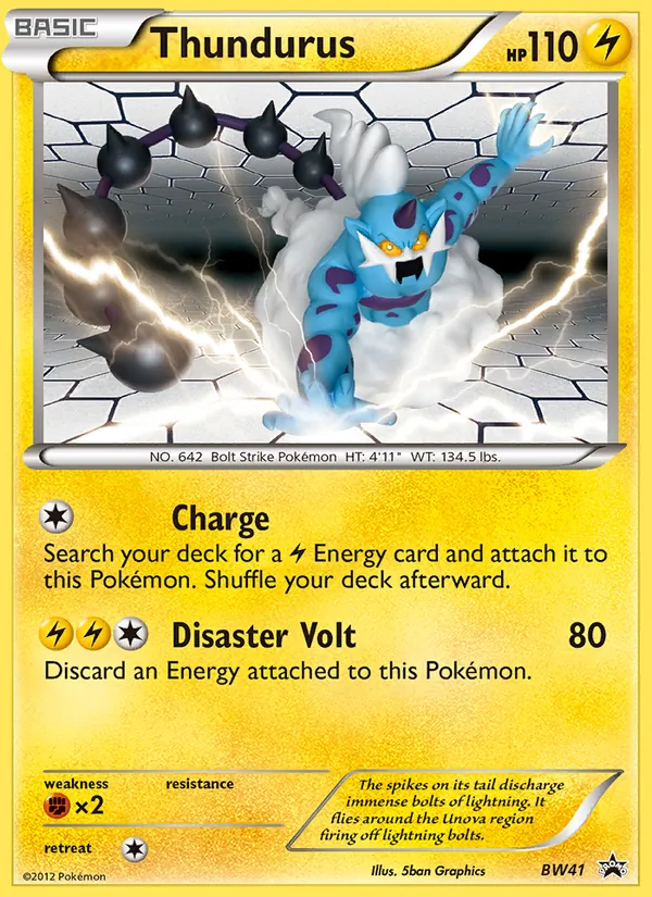 Thundurus (NB Promo #BW41/101)
