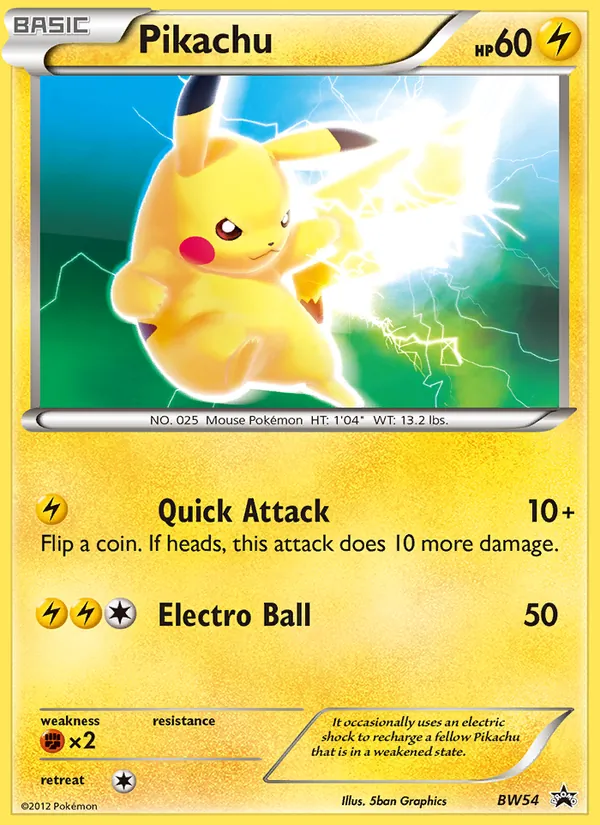 Pikachu (NB Promo #BW54/101)