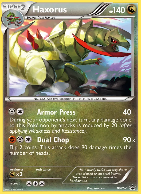 Haxorus (BW Black Star Promos #BW57/101)