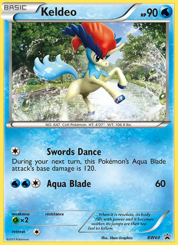 Keldeo (NB Promo #BW60/101)