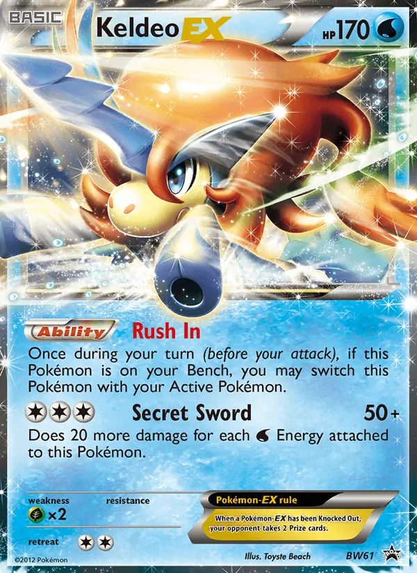 Keldeo-EX (BW Black Star Promos #BW61/101)