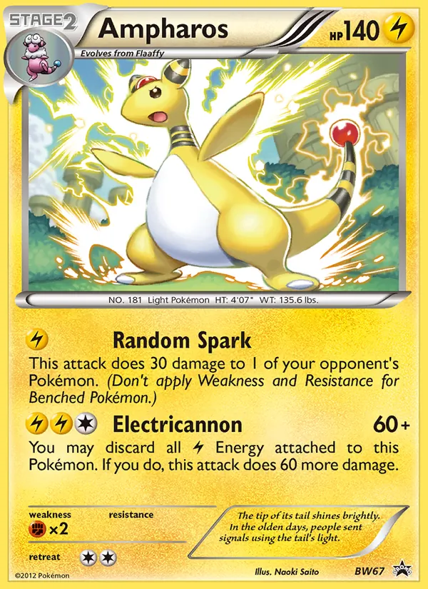 Ampharos (SW Promokarten #BW67/101)