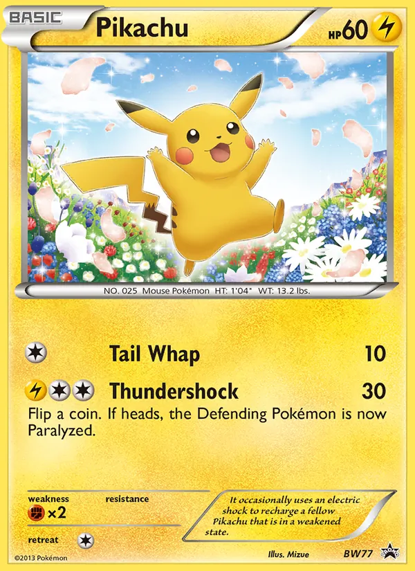 Pikachu (BW Black Star Promos #BW77/101)