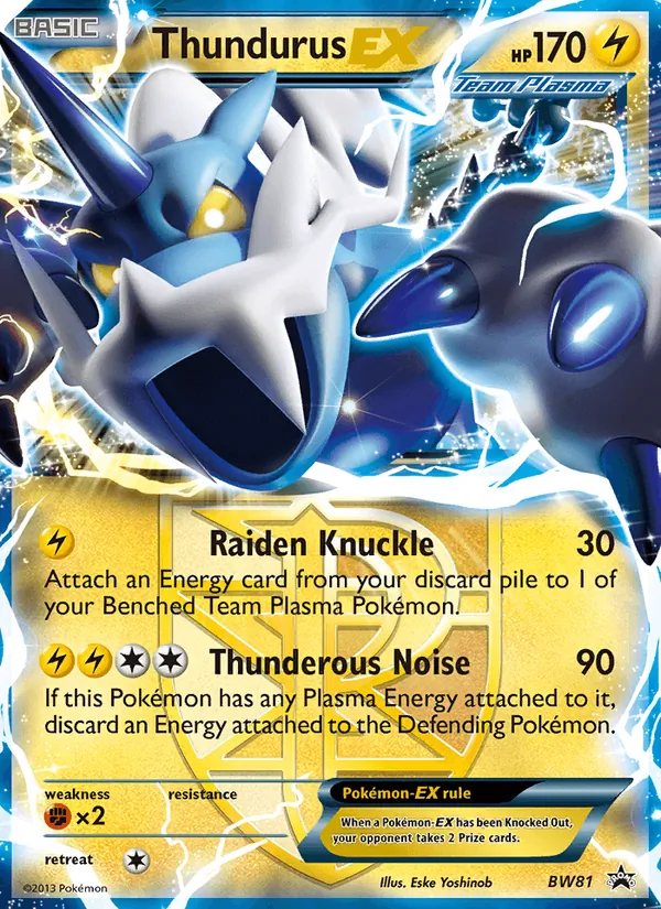 Thundurus-EX (BW Black Star Promos #BW81/101)