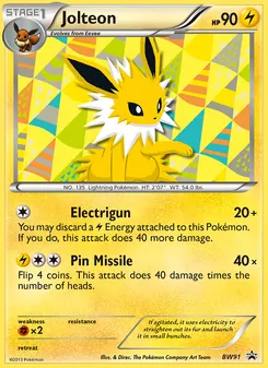 Jolteon (BW Black Star Promos #BW91/101)