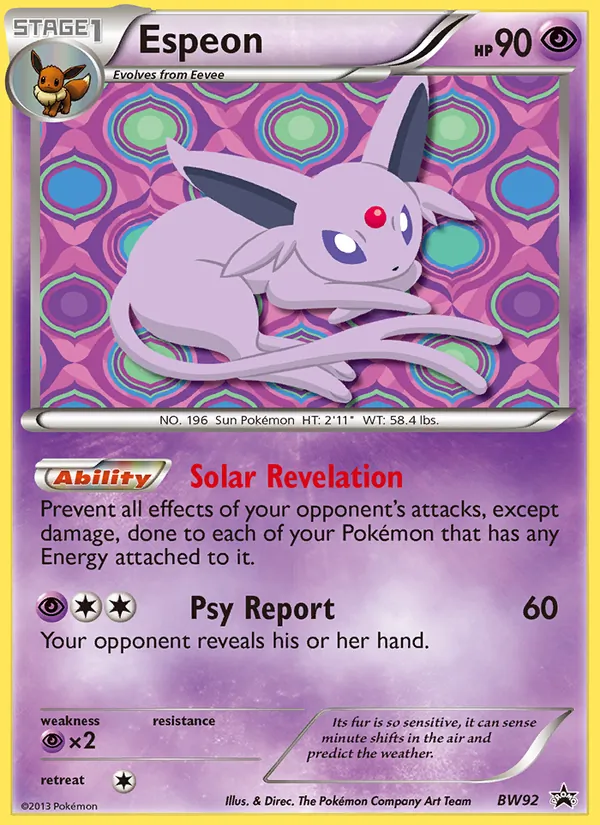 Espeon (BW Black Star Promos #BW92/101)