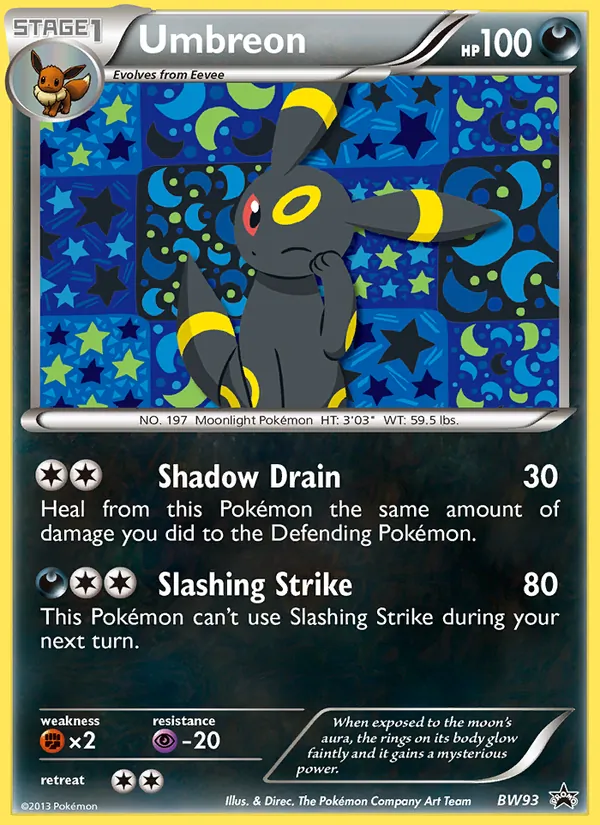 Umbreon (BW Black Star Promos #BW93/101)