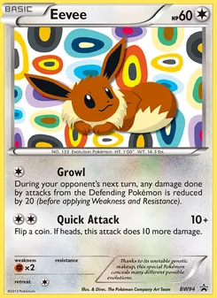 Eevee (BW Black Star Promos #BW94/101)