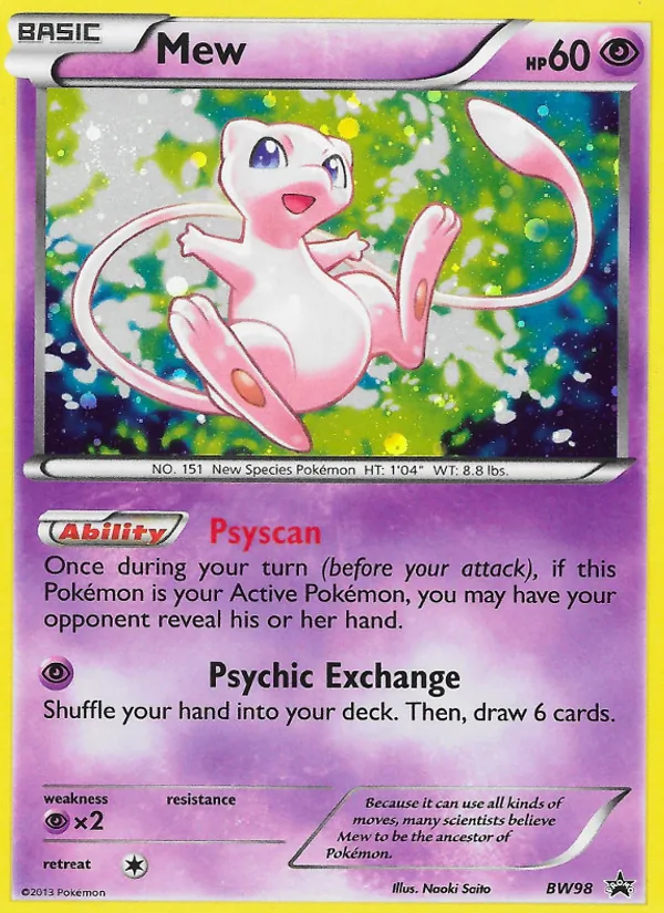 Mew (SW Promokarten #BW98/101)