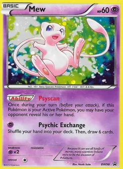 Mew (BW Black Star Promos #BW98/101)