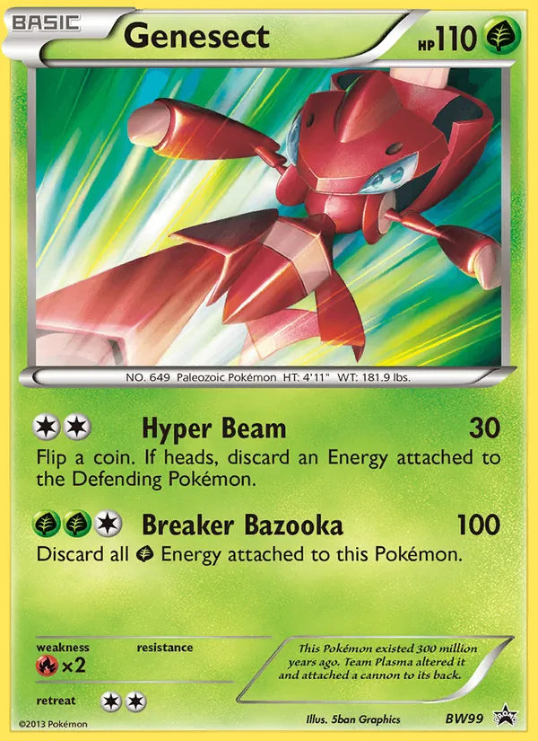 Genesect (NB Promo #BW99/101)