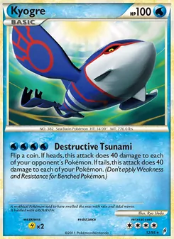 Kyogre (Call of Legends #12/95)
