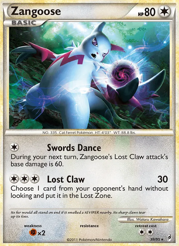 Zangoose (Richiamo delle Leggende #39/95)