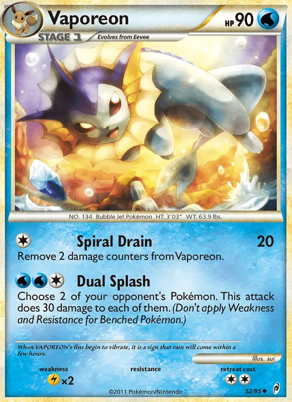Vaporeon (Richiamo delle Leggende #52/95)