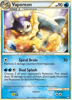 Vaporeon (Call of Legends #52/95)